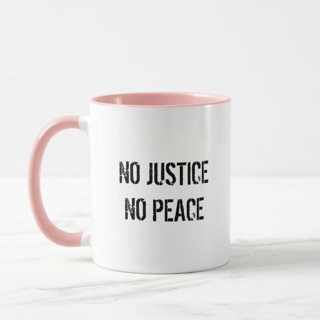 No Justice No Peace Coffee  Mug (Left)