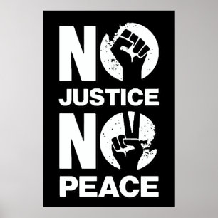 No Justice No Peace Poster