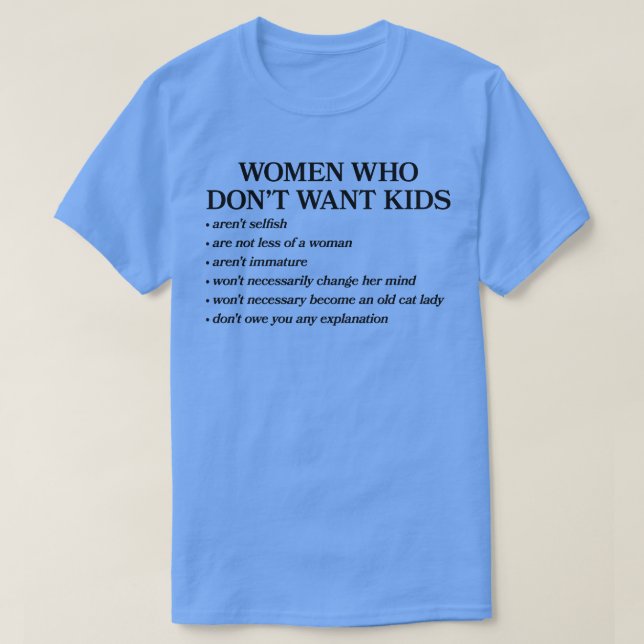 No Kids 1 T-Shirt (Design Front)