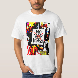 NO KING Anti-Trump Pro-democracy T-Shirt
