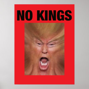 NO KING Dump Trump Poster