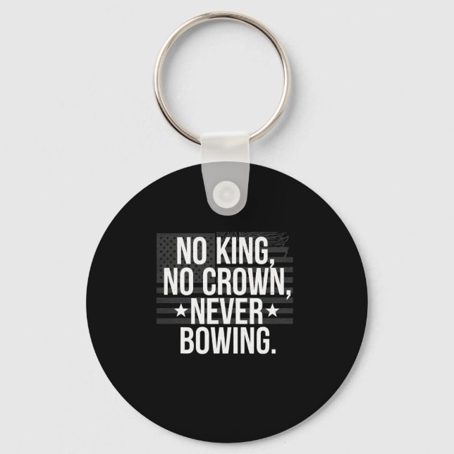 No King  Key Ring (Front)