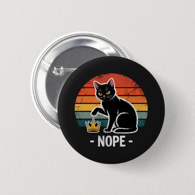 No King No War No Ice 6 Cm Round Badge (Front & Back)