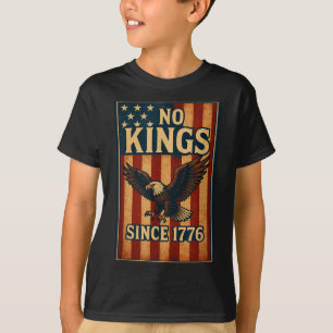No King Since 1776 Patriotic Dom Shirts Men Women 