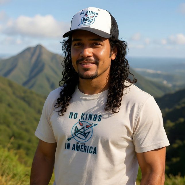 No King Turq Trucker Hat (Creator Uploaded)