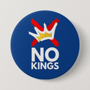 No Kings 7.5 Cm Round Badge