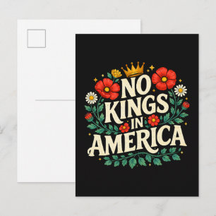 No Kings America Announcement Postcard