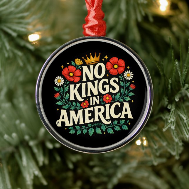 No Kings America Metal Tree Decoration (Tree)