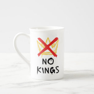 No Kings America Protest Democracy Anti-Trump I Bone China Mug