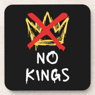 No Kings America Protest Democracy Anti-Trump I Coaster