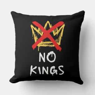 No Kings America Protest Democracy Anti-Trump I Cushion