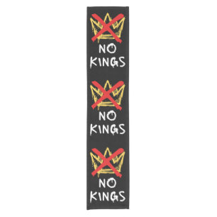No Kings America Protest Democracy Anti-Trump I Short Table Runner
