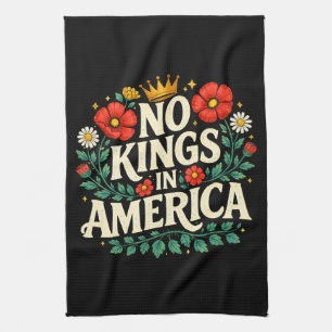 No Kings America Tea Towel