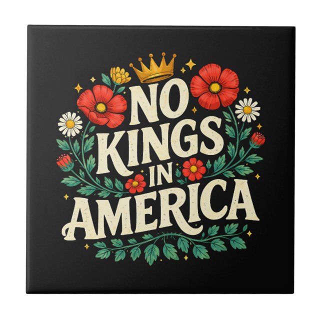 No Kings America Tile (Front)