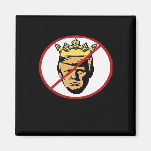 No Kings Anti Classic Creative Design Magnet