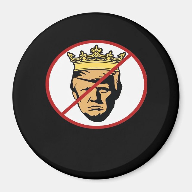 No Kings Anti Classic Creative Design Magnet (Front)