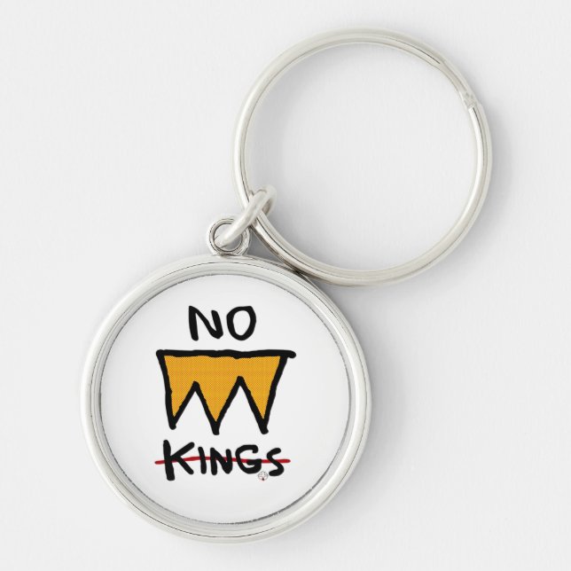 No Kings Anti Classic Key Ring (Front)