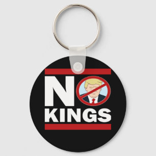 No Kings Anti Classic Minimal Clean Key Ring