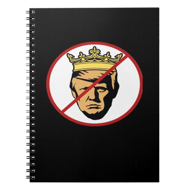 No Kings Anti Creative Classic Design Notebook (Front)
