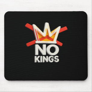 No Kings Anti Minimal Clean Mouse Pad