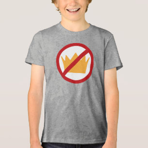 NO KINGS! Anti-Trump Customisable Tri-Blend Shirt