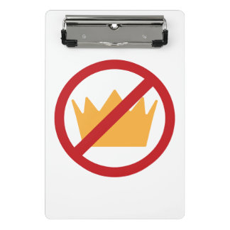 NO KINGS! Anti-Trump Mini Clipboard