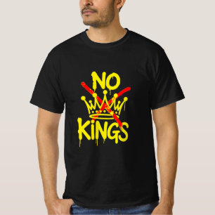 NO KINGS! Anti-Trump Pro-democracy T-Shirt