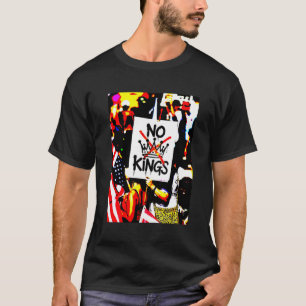 NO KINGS Anti-Trump Pro-democracy T-Shirt