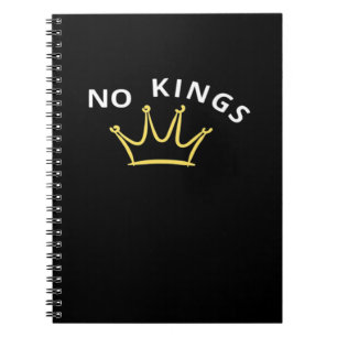 No Kings Classic Retro Cool Notebook