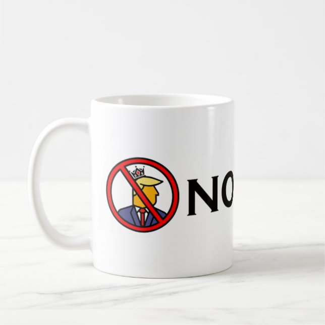 NO KINGS COFFEE MUG (Left)