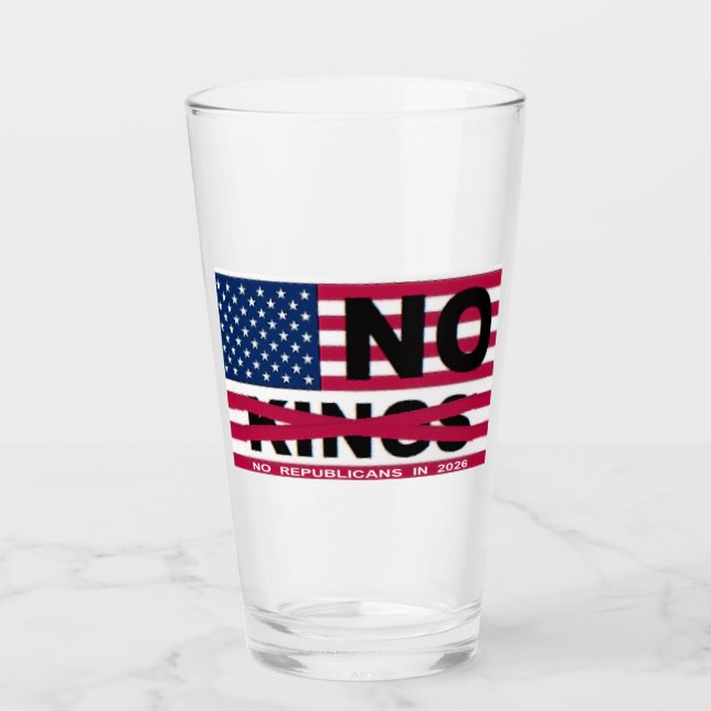 NO KINGS GLASS (Front)