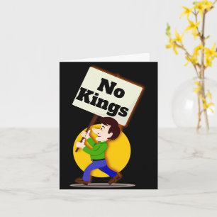No Kings Greeting Card
