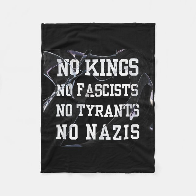 No Kings In America5  Fleece Blanket (Front)