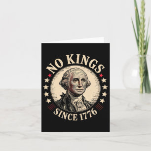 No Kings In America 1776 Card
