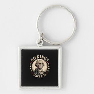 No Kings In America 1776 Freedom Retro Classic Key Ring