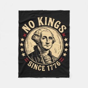 No Kings In America 1776 Save Democracy United Sta Fleece Blanket