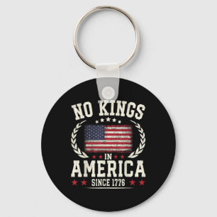 No Kings In America 1776 Save Democracy United Sta Key Ring