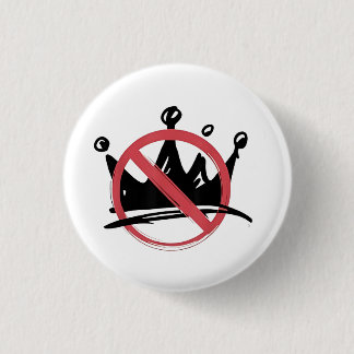 No Kings In America 2025 4th of July  3 Cm Round Badge