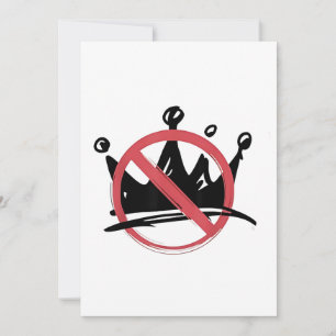 No Kings In America 2025 4th of July Holiday Card