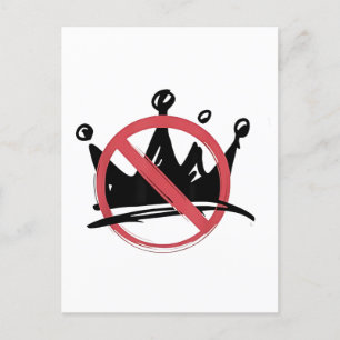 No Kings In America 2025 4th of July Invitation Postcard