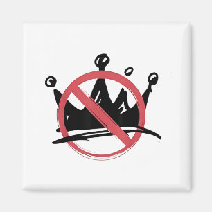 No Kings In America 2025 4th of July  Magnet