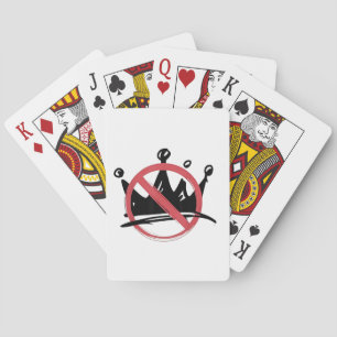 No Kings In America 2025 4th of July  Playing Cards
