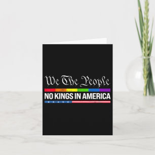 No Kings In America 7 Card