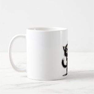 No Kings in America Angry Cat Kick Coffee Mug