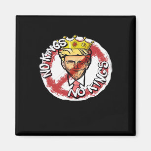 No Kings In America Anti Donald No Kings Day Class Magnet