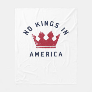 No Kings In America Anti Fascism USA Classic Fleece Blanket