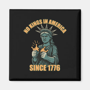 No Kings In America Anti Ice Trump Statue Of Liber Magnet