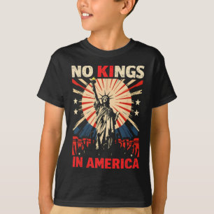 No Kings In America Anti Trump 3 T-Shirt