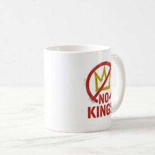 No Kings In America Anti Trump Coffee Mug