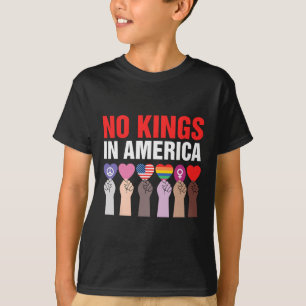 No Kings In America Anti Trump Democracy Tee